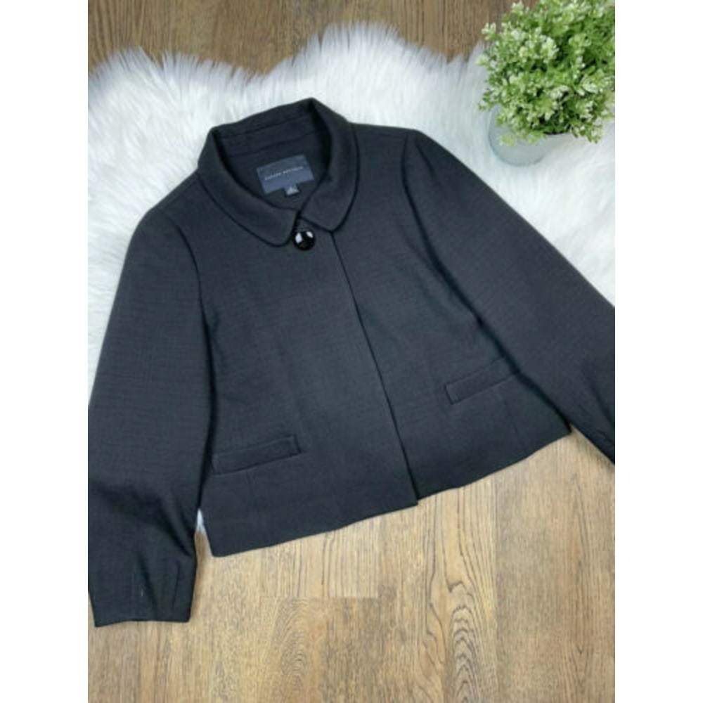 Banana Republic Black Wool Jackie O Classic Blazer